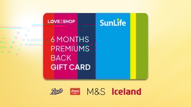 6 months premiums back gift card