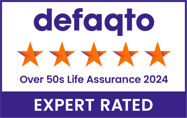 Defaqto 5 Star Over 50s Life Assurance 2024 expert rated